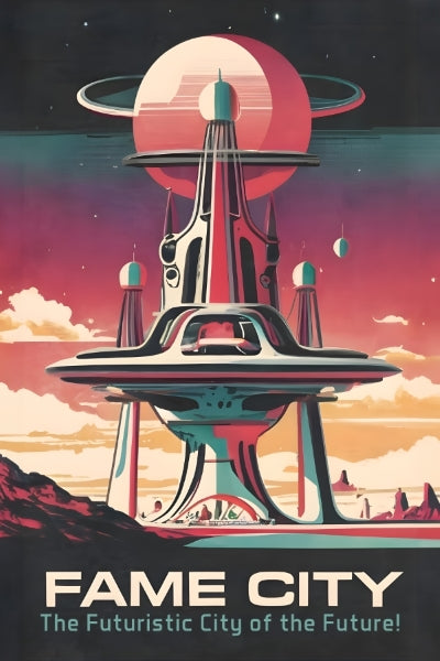 Fame City of the Future Postickers™ Print